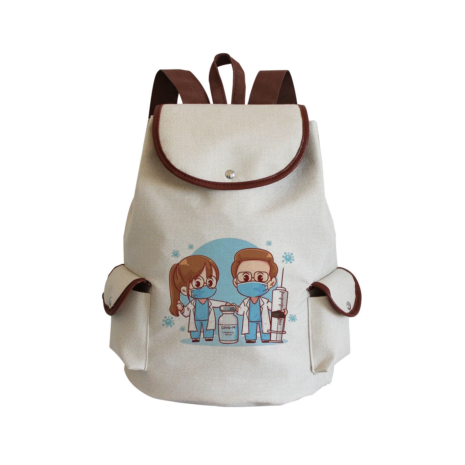 Wholesale Nurse Prints Canvas Backpack